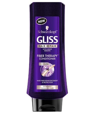 Schwarzkopf Gliss Hair Repair Fiber Therapy Set - Shampoo & Conditioner for Damaged Hair - 13.6 FL OZ (400 mL) Each - International Shipping Available - Buy Online on GoSupps.com