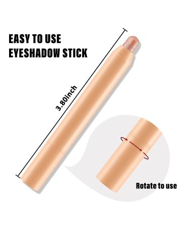 Waterproof Glitter Eyeshadow Stick | Long-Lasting Shimmer Pen & Cream Blush - Quick-Drying Highlighter #003 | International Shipping Available - Buy Online on GoSupps.com
