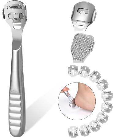 Uraqt Stainless Steel Corn Remover & Foot Scraping Razor - 10 Replacement Blades for Ultimate Pedicure Care - Buy Online on GoSupps.com