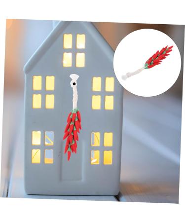 KOMBIUDA Simulation Chili Props Chili Skewers Models Vegetables Toy Peppers Layout Scene Decor Home Decor Decorations Artificial - Buy Online on GoSupps.com