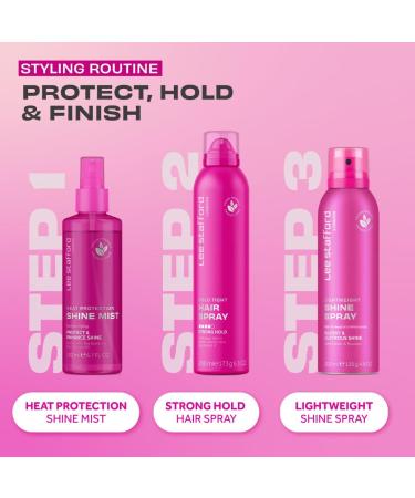 Lee Stafford Heat Protectant Hair Spray | Styling Collection - Best Thermal Defense Shine Mist for Daily Use Frizz Control with Protection Flat Iron & Blow Dry Safe Hydrating 6.7 Fl Oz Heat Protection Shine Mist - Buy Online on GoSupps.com