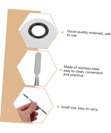 FRCOLOR 2 Sets Palette Makeup Kit | Manicure Tools & Stainless Steel Spatula | Artist Pigment Mixing Tray & Nail Art Supplies - Buy Online on GoSupps.com