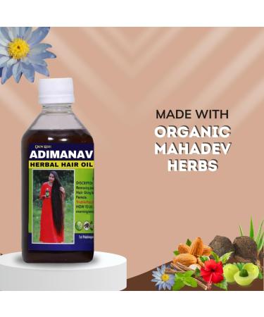 Adivasi Herbal Hair Growth Oil - Control Hairfall Strengthen & Nourish Scalp Repair Frizz Thicken Hair - International Shipping Available - Buy Online on GoSupps.com