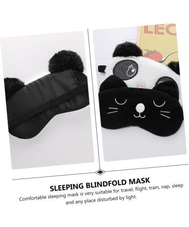 Beaupretty 3 Pcs Sleep Masks - Plush Eye Covers for Comfortable Sleep Travel & Relaxation - Cat & Panda Designs - International Shipping Available - Buy Online on GoSupps.com
