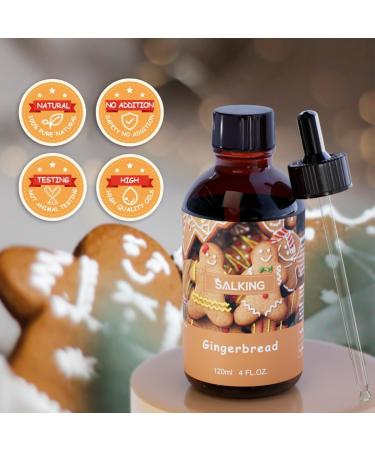 SALKING Gingerbread Essential Oil 120ml - Premium Scent for Diffusers, Candles, Soap Making - Holiday Gift Idea - Buy Online on GoSupps.com