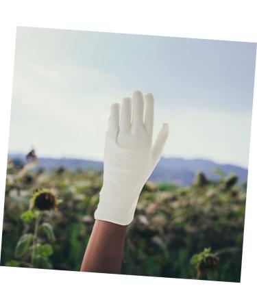 FOYTOKI 12 Pairs Moisturizing Gloves Work Gloves White Cotton Gloves for Dry Hands White Gloves White Cotton Gloves for Adult Work Cotton Gloves White Cotton Gloves for Men Working Gloves - Buy Online on GoSupps.com