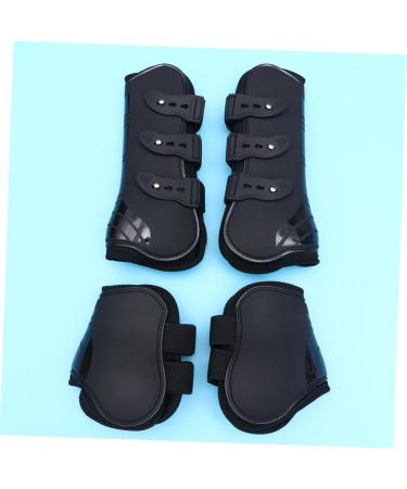 FOMIYES 2 Pairs Protection Support Horse Leg Boot Horse Leg Brace Protector Elastic Equipment XL Black - Buy Online on GoSupps.com