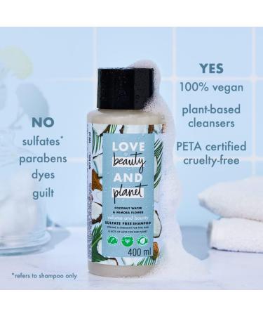 Buy Love Beauty & Planet Coconut Water & Mimosa Flower Shampoo & Conditioner - Paraben-Free Organic Coconut Oil 200ml | International Shipping Available - Buy Online on GoSupps.com