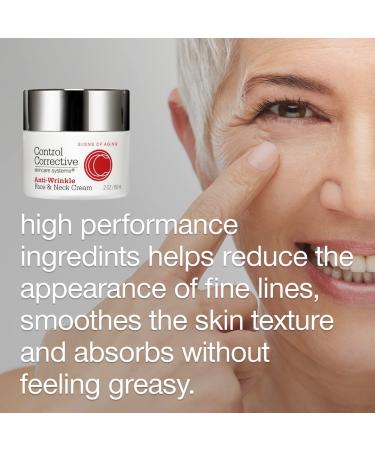CONTROL CORRECTIVE Anti-Wrinkle Face & Neck Cream - Advanced Peptide Moisturizer for Aging Skin Hydrating & Firming 2 Oz - Buy Online on GoSupps.com