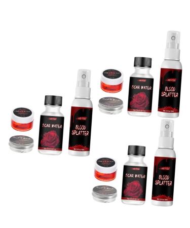 3 Sets Scar Wax Special Effects Wax Realistic Fake Blood Halloween Fake Blood Halloween Decor Scar Modeling Wax Makeup Decor Makeup Squirt Blood Horrible Fake Blood Plastic