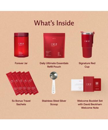 IM8 Daily Ultimate Essentials All-in-One Multivitamin Supplement (Standard Starter Kit + 30 Travel Packs) - Buy Online on GoSupps.com