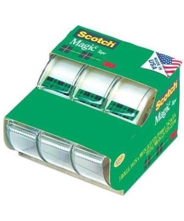 Scotch Brand Learning Resources MMM3105 Scotch Magic Tape 3/4 Inch X 300 Inches 3 ea Translucent (55) 3 Pack - Buy Online on GoSupps.com