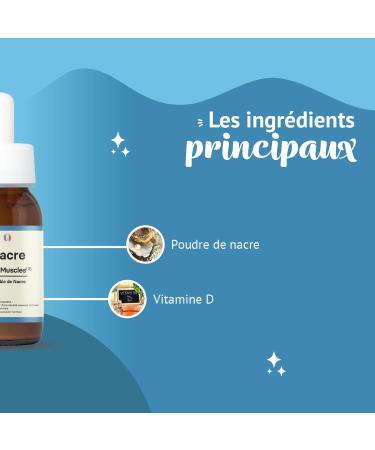 Compl ment Alimentaire Articulations Os Dents Muscles Ost oporose | Poudre de Nacre Calcium Cure de Vitamine D3 | Multivitamines Naturelles |Complement V g tal | Fabriqu en France - Buy Online on GoSupps.com