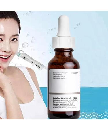 Caffeine Solution 5% + EGCG Caffeine & Hyaluronic Acid Under Eye Serum Caffeine Eye Cream for Anti Aging Wrinkle Caffeine Eye Serum Caffeine Eye Cream for Anti Aging Wrinkle 2PC - Buy Online on GoSupps.com
