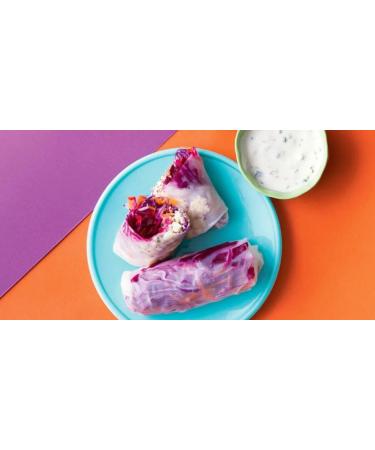 Vietnamese Round Beetroot Rice Paper Spring Roll Wrapper 16cm 300g (Pack of 2) Halal Vegan & Gluten Free - Buy Online on GoSupps.com