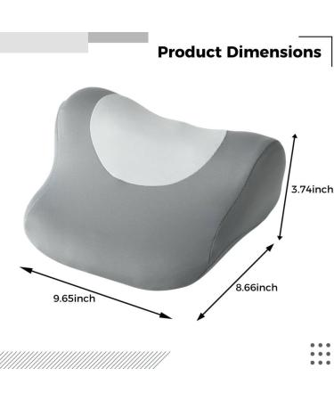Neck Support Cushions | Cervical Alignment USB Heating Memory Foam Pillow for Relaxation | Shop Internationally - Buy Online on GoSupps.com