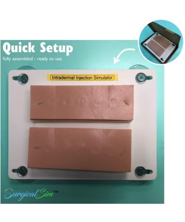 Intradermal Injection Practice Simulator Intramuscular Training IV Pad Model2022 - Buy Online on GoSupps.com