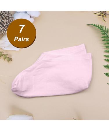7 Pairs Moisturizing Socks Overnight Scettar Spa Socks for Dry Fee Cotton Moisture Enhancing Socks Thin Foot Spa Socks Cotton Socks for Moisturising for Dry Cracked Feet - Buy Online on GoSupps.com
