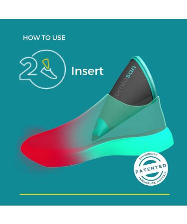 Comfosan Starter Kit | Odorless Shoe Deodorizer | Reusable Hygiene Insert & 15ml Drops for Stinky Shoes - Buy Online on GoSupps.com