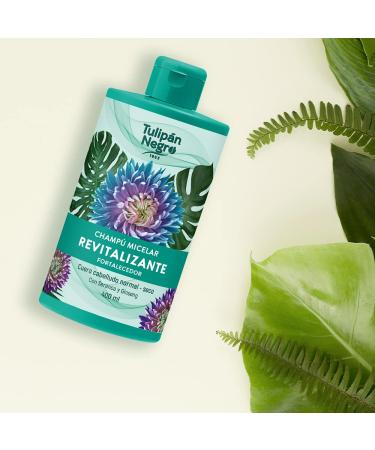 TULIPAN NEGRO Micellar Shampoo - Revitalizing & Strengthening with Serenoa & Ginseng | 13.50 Fl Oz - Best International Shipping - Buy Online on GoSupps.com