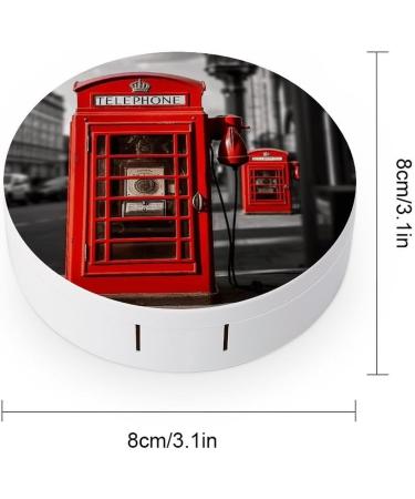 UK Retro London Telephone Contact Lens Case | Durable Travel Care Box - Buy Online on GoSupps.com