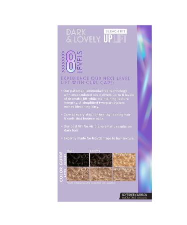 Dark and Lovely Uplift Hair Bleaching Kit for Dark Hair - Bleach Blonde Dye Kit - Buy Online on GoSupps.com