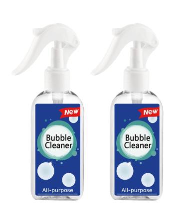 2PCS Bubble Cleaner Foam Cleaning Spray North Moon Bubble Cleaner All-Purpose Bubble Cleaner Foam Spray Powerful Stain Removal Kit All-Purpose Household Cleaners 100ML A One size