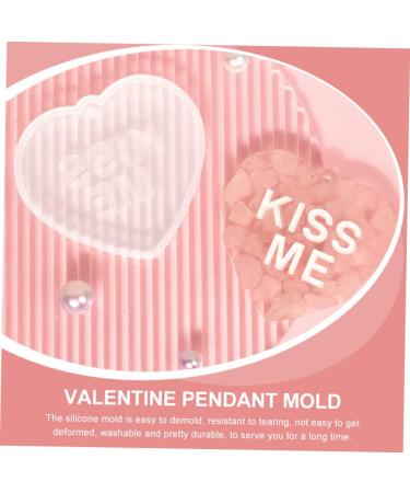 COHEALI 8 Pcs Love Silicone Mold Resin Mold Heart Keychain Molds Portable Pendant Molds Lovers Key Chain Set As Shownx4pcs 6.7X6cmx4pcs - Buy Online on GoSupps.com