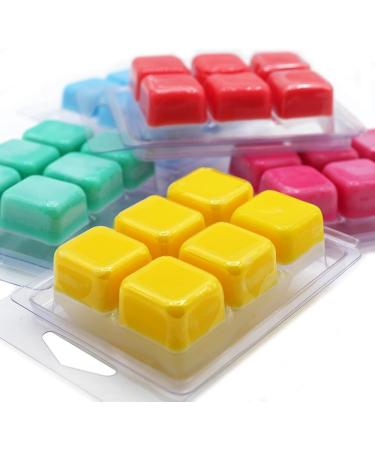 GQ Wax Melt Molds - 50 Pack Clear Plastic Clamshells for Wickless Wax Melts - Buy Online on GoSupps.com