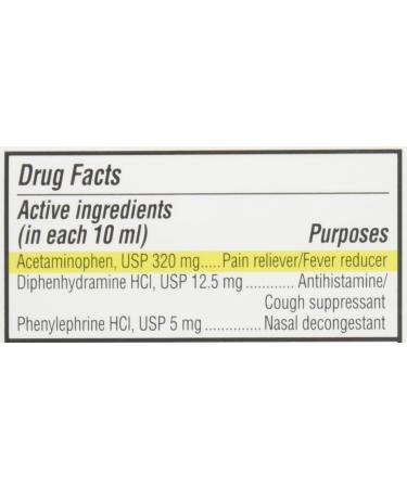 Dimetapp Children's Multi-Symptom Cold & Flu Liquid Red Grape Flavor - 4 oz - Buy Online on GoSupps.com