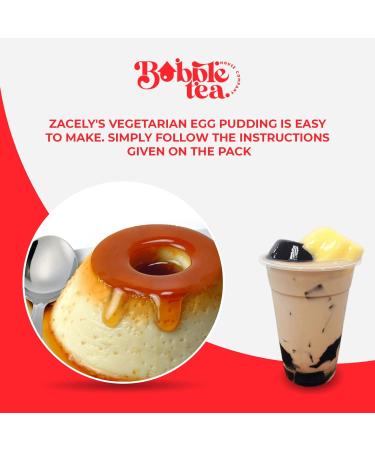 Zacely Egg Pudding Powder - Protein Pudding for Dessert Toppings & Bubble Tea - Egg Pudding Jelly Powdered Form - Easy to Make Dried Egg Pudding Powder (1kg) - Buy Online on GoSupps.com