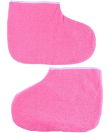 Housoutil Wax Mittens Wax Sock Feet Hand Care Glove Foot Tool Work Pink medium Pink - Buy Online on GoSupps.com