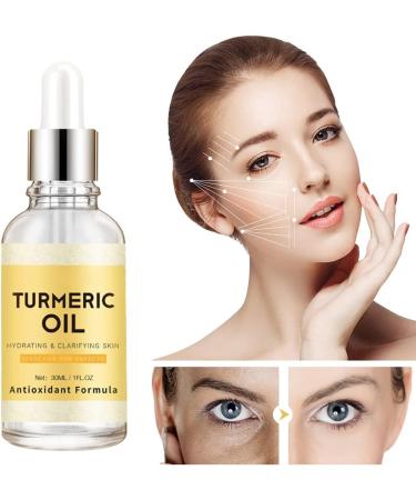 Katutude Turmeric Serum Oil - 30ML Turmeric Repairing Face Serum Anti-Dark Spots Lightening Serum for All Skin Types - Buy Online on GoSupps.com