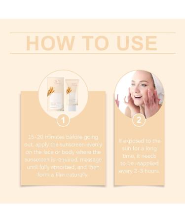 Sun Project Rice Tinted Mineral Sunscreen SPF40 Broad Spectrum - Korean Sunscreen - Moisturizing and Anti-Aging Sunscreen for Face and Body Non-Greasy Waterproof (1) - Buy Online on GoSupps.com