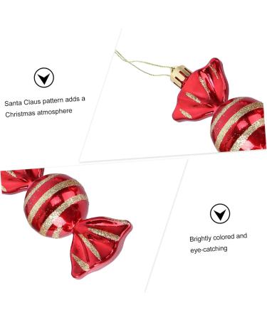 Zerodeko 8pcs Candy Pendant Xmas Candy Holiday Tree Ornament Christmas Hanging Pendant Stuffing Child Mint - Buy Online on GoSupps.com