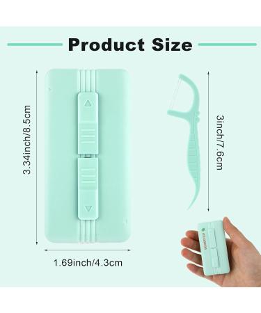 WLSHYF Sustainable Dental Pick Organizer | Automatic Dental Floss Dispenser with 10 Floss Picks | Eco-Friendly Tooth Care Solution for Adults (Purple & Green) - Buy Online on GoSupps.com