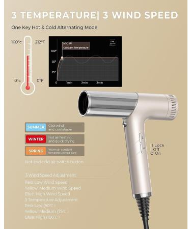5 in 1 Air Styler 110000 RPM High Speed Hair Dryer Low Noise Blowdryer Hair Dryer Curler 200 Million Negative Ionic Hair Dryer Hairdryer with Diffuser Travel Hairdryers for Travel Home Use Silver - Buy Online on GoSupps.com