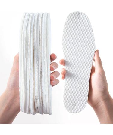 Disposable Breathing Insoles - 10 Pairs 24cm Length, Replaceable Shoe Inserts for Women US Size 5-7 - Buy Online on GoSupps.com