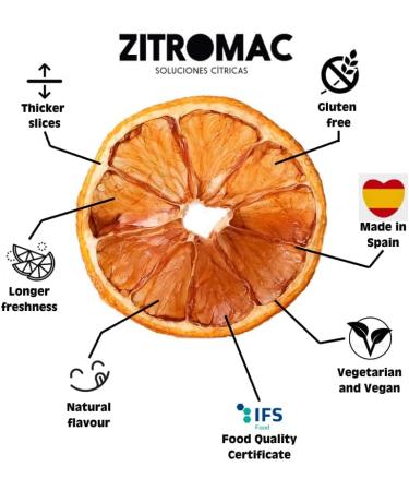 ZITROMAC Dried yellow lemon for cocktails Dry fruits without sugar for cocktails decoration confectionery Christmas Drinks Dried lemon slices natural 100 no additives just fruit Small jar 60 gr Small jar - Buy Online on GoSupps.com