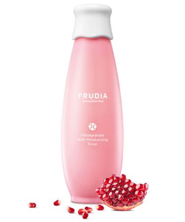 WELCOS FRUDIA Pomegranate Nutri-Moisturizing Toner | Skin Firming Toner w/Pomegranate Extract BL-Fill UP Vegan Collagen | Korean Skin Care Toner for Face | Skin Firming Toner (6.59 fl oz)