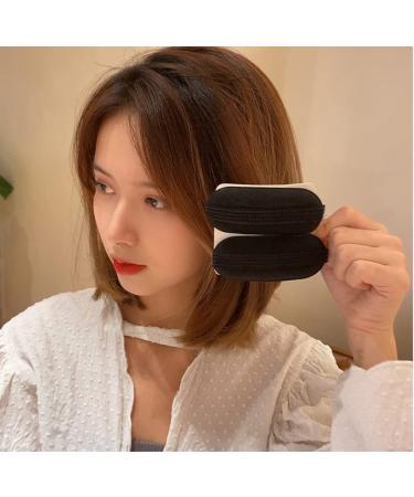 3 Pairs Women's Sponge Hair Volume Bump Inserts - Black Hair Pads & Bun Maker Accessories - Buy Online on GoSupps.com