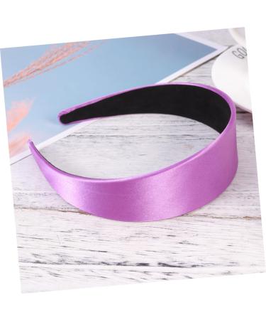 TOVINANNA Wide-brimmed Satin Headband Women's Fashion Headbands Purple Headband Costume Headband Women Headbands for Hair Wide Headband Adult Headbands for Women Headbands for Women Fashion - Buy Online on GoSupps.com