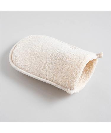 European M6 Loofah Exfoliating Body Scrubber - Dual Side Big Size Bath Sponge Glove for Deep Exfoliation - Natural Organic Luffa for Women and Men - Buy Online on GoSupps.com