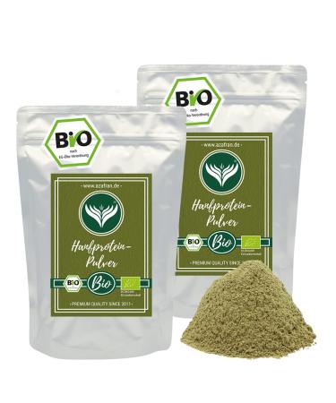 Azafran ORGANIC hemp protein powder hemp protein | powder from hemp 50% protein | vegan protein supplier 1kg
