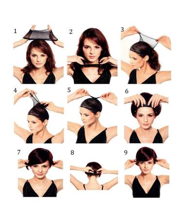 Beron 35.6 cm Black & White Wavy Wig | Stylish Pony Bob for Women | Includes Wig Cap - Buy Online on GoSupps.com