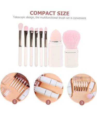 Beavorty 5 Sets Makeup Brush Set Supple Makeup Brush Makeup Tool Beauty Kit Face Sponge Face Makeup Brush Foundation Concealers Make up Brush Artificial Fiber Travel White Mini Eye Shadow - Buy Online on GoSupps.com