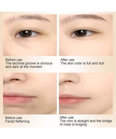 REMEK Makeup Contour Stick - Moisturizing Balm to Brighten Water Shadows - Lightweight Portable and Gentle Contour Wand for Dry Skin Women Men Teens Shadow Cream - Buy Online on GoSupps.com