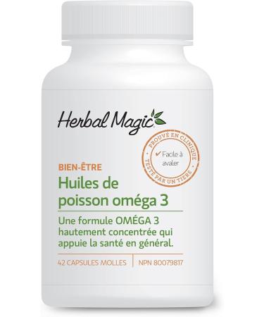 Herbal Magic Omega 3 Fish Oils: High Potency EPA & DHA To Help Support Cardiovascular Health & Overall Health Boost Metabolism & Reduce Body Fat - Buy Online on GoSupps.com