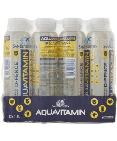 San Benedetto Aquavitamine D-Fence Water Bottles with PET Bottle Lemon 40 cl (Pack of 24) - Buy Online on GoSupps.com