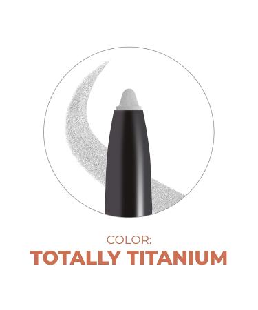 Beauty For Real I-Line 24-7 Eyeliner in Totally Titanium - Waterproof Gel Formula - 0.01 oz Silver Metallic - Safe for Sensitive Eyes - Buy Online on GoSupps.com